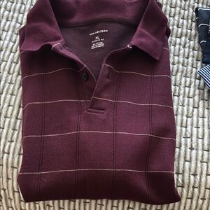 Van Heusen Men's Maroon Polo Shirt